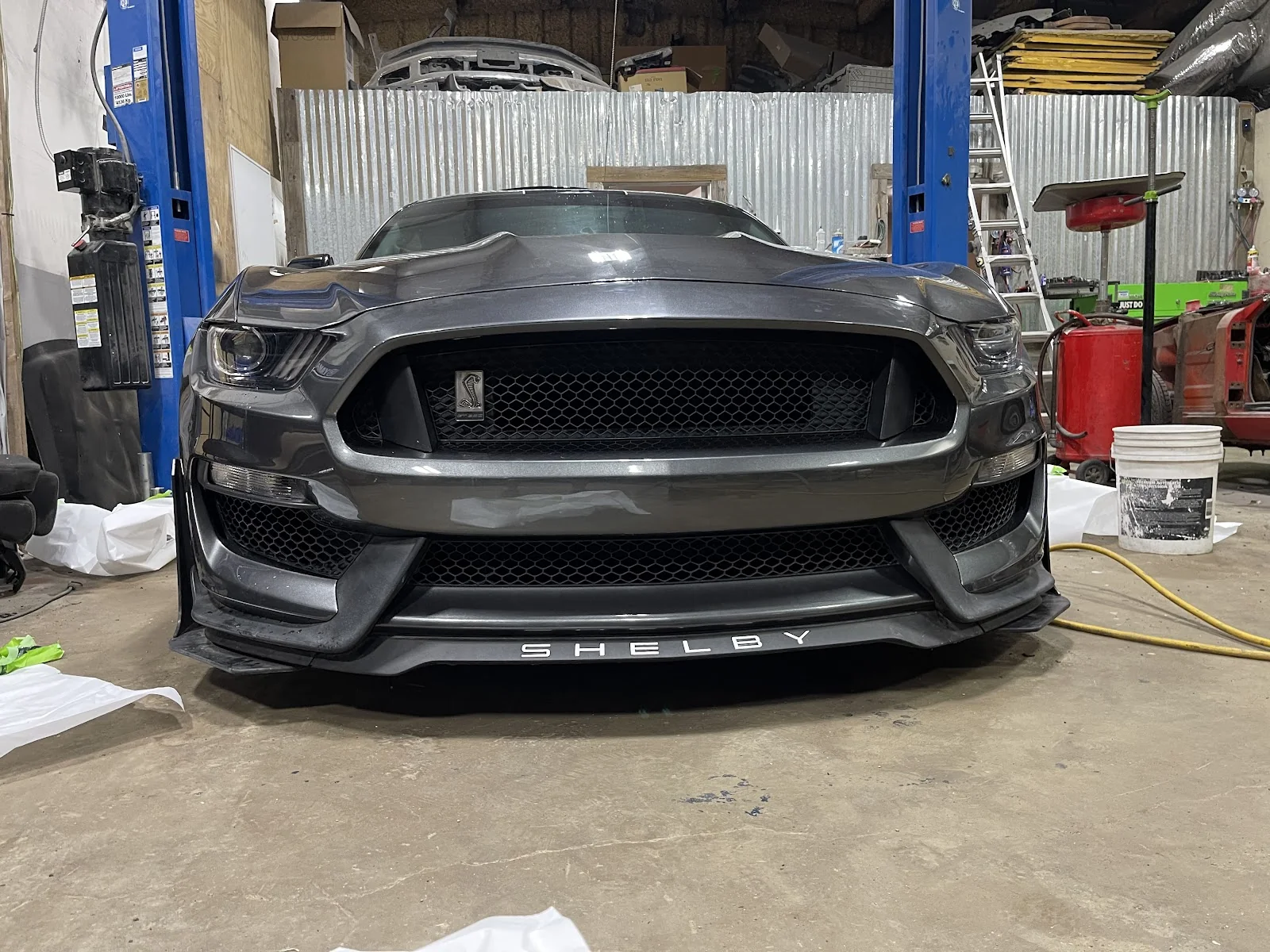 Shelby Mustang restoration work at Correct It Collision